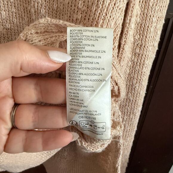 FREE PEOPLE | We The Free Tommy Turtleneck Sweater in Toasted Almond | medium - Picture 7 of 8